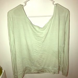 Victoria Secret PINK crop open back long sleeve